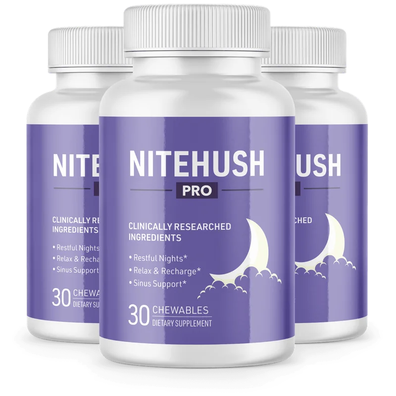 NiteHush Pro Sleep Support — 3 Bottle / 90 Day Pack